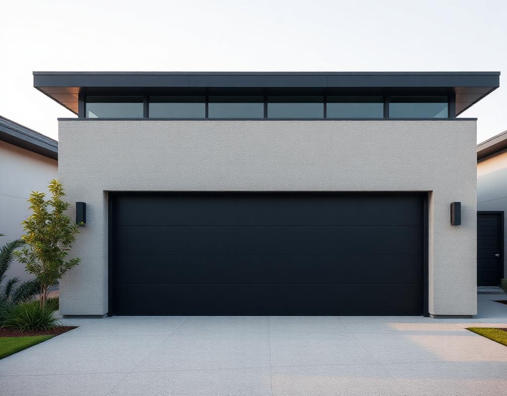 Modern garage door design