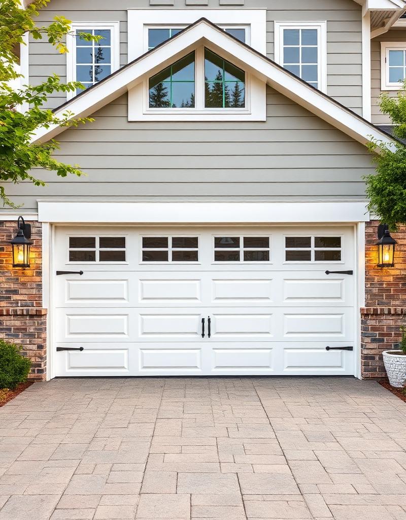 Residential garage door installation